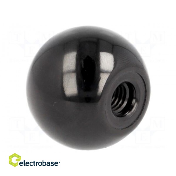 Ball knob | Ø: 40mm | Int.thread: M8 | 15mm