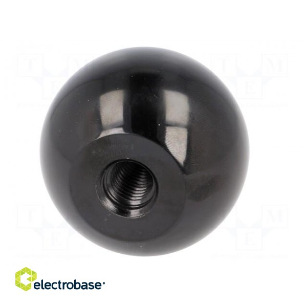 Ball knob | Ø: 50mm | Int.thread: M12 | 21mm image 3