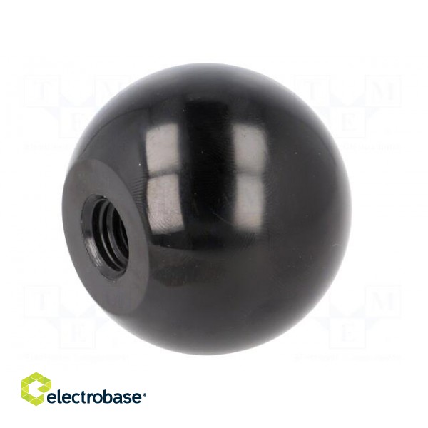 Ball knob | Ø: 50mm | Int.thread: M12 | 21mm image 4