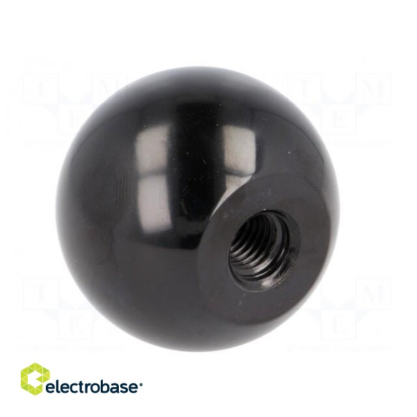 Ball knob | Ø: 50mm | Int.thread: M12 | 21mm image 2