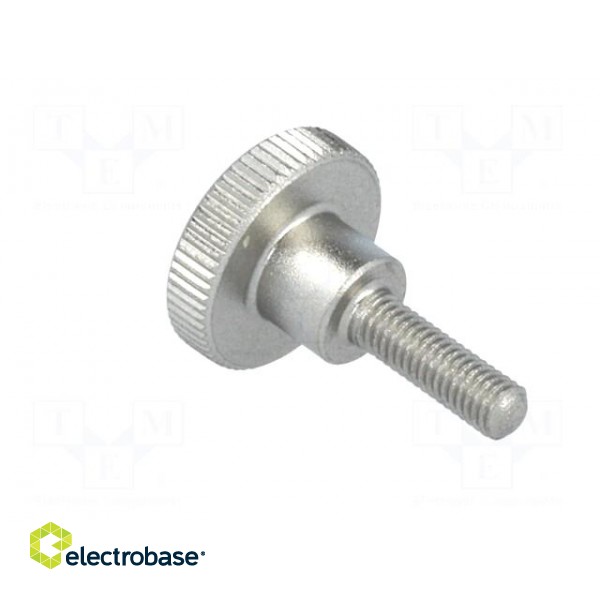Knob | Ø: 12mm | Ext.thread: M3 | 10mm | H: 7.5mm | stainless steel image 3