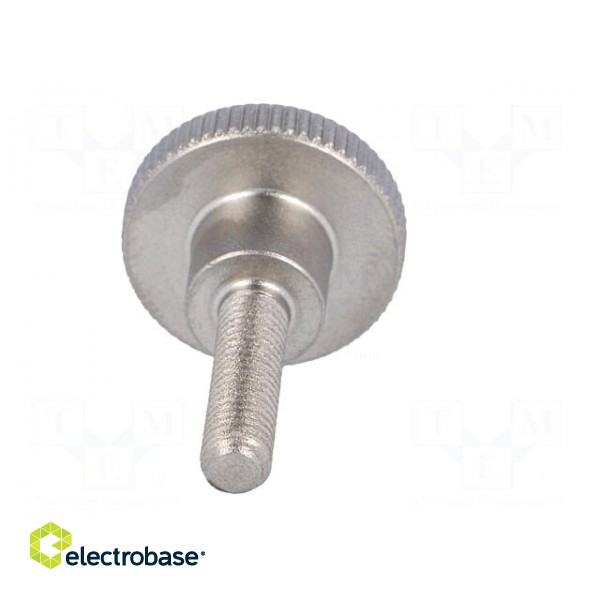 Knob | Ø: 16mm | Ext.thread: M4 | 16mm | H: 9.5mm | stainless steel image 5