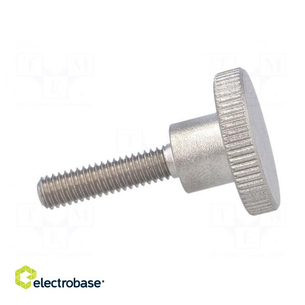 Knob | Ø: 16mm | Ext.thread: M4 | 16mm | H: 9.5mm | stainless steel image 7