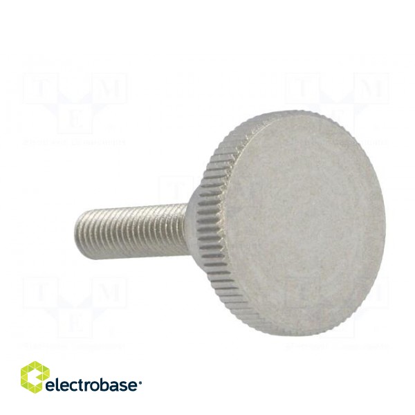 Knob | Ø: 20mm | Ext.thread: M5 | 20mm | H: 11.5mm | stainless steel image 6