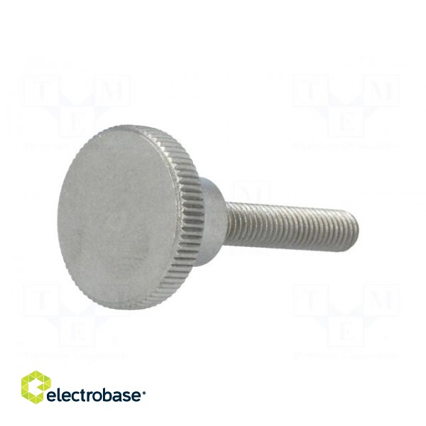 Knob | Ø: 24mm | Ext.thread: M6 | 30mm | H: 15mm | stainless steel image 8