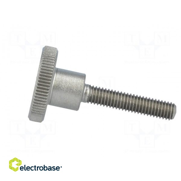 Knob | Ø: 24mm | Ext.thread: M6 | 30mm | H: 15mm | stainless steel image 9
