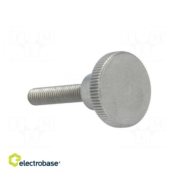 Knob | Ø: 24mm | Ext.thread: M6 | 30mm | H: 15mm | stainless steel image 6
