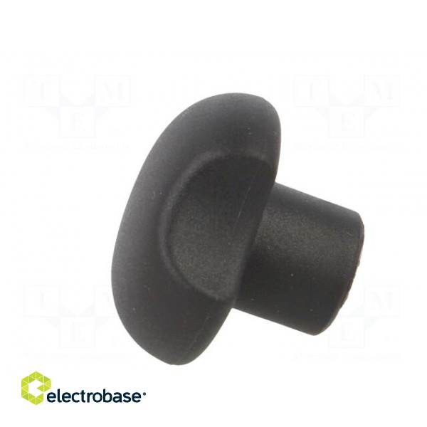 Knob | Ø: 25mm | Int.thread: M6 | 10mm | H: 20mm | technopolymer PA | VTT image 3