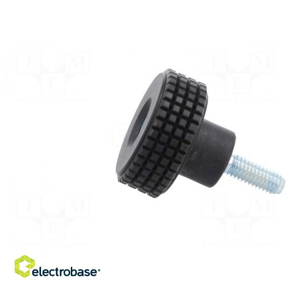 Knob | Ø: 31mm | Ext.thread: M6 | 16mm | H: 24mm | technopolymer PP | MBT-P image 3