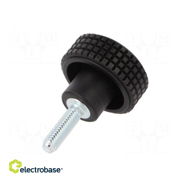 Knob | Ø: 31mm | Ext.thread: M6 | 20mm | H: 24mm | technopolymer PP | MBT-P image 6