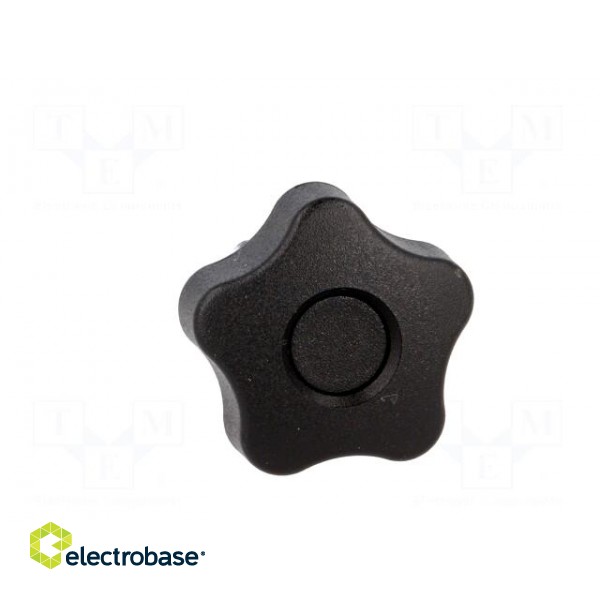 Knob | Ø: 32mm | Ext.thread: M6 | 30mm | H: 23mm | technopolymer (PP) фото 9