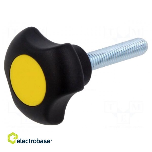 Knob | Ø: 32mm | Ext.thread: M6 | Int.thread: M6 | 30mm | H: 22mm | VTT-C-P