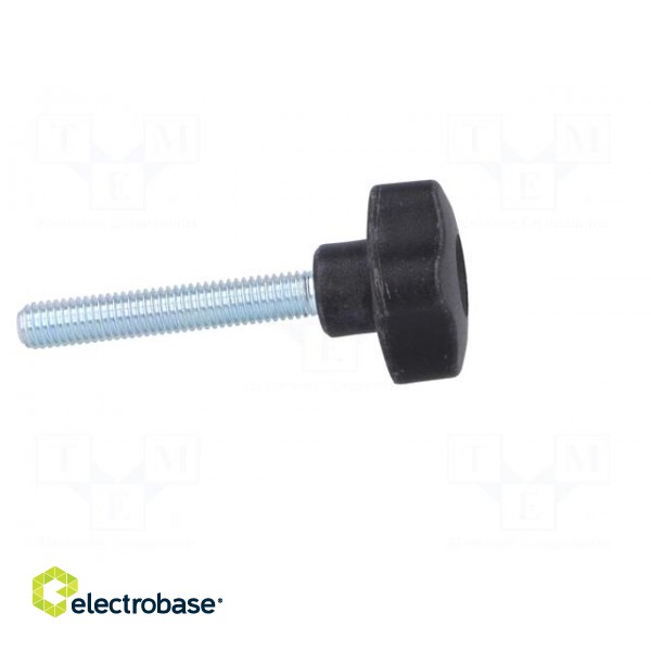 Knob | Ø: 32mm | Ext.thread: M8 | 50mm | H: 23mm | technopolymer (PP) image 7