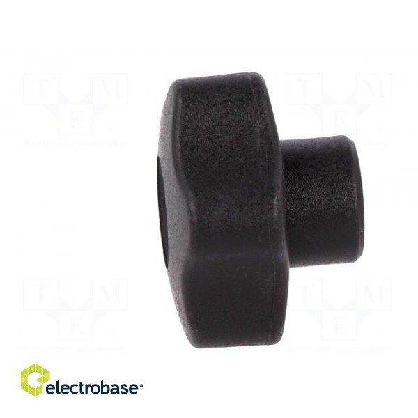 Knob | Ø: 32mm | Int.thread: M5 | 12mm | H: 23mm | technopolymer (PP) фото 6