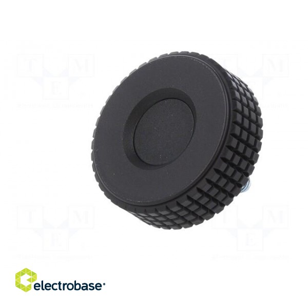 Knob | Ø: 39.5mm | Ext.thread: M6 | 10mm | H: 26.5mm | technopolymer PP image 2