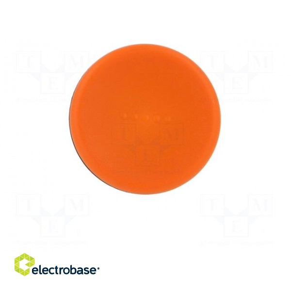 Knob | Ø: 45mm | Ext.thread: M8 | 20mm | technopolymer (PA) | Cap: orange image 9
