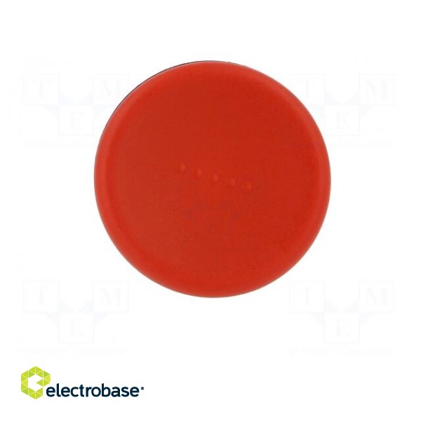 Knob | Ø: 45mm | Ext.thread: M8 | 20mm | technopolymer (PA) | Cap: red image 9