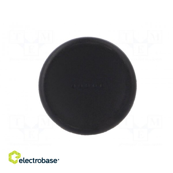 Knob | Ø: 45mm | Ext.thread: M8 | 30mm | technopolymer (PA) | Cap: black paveikslėlis 9