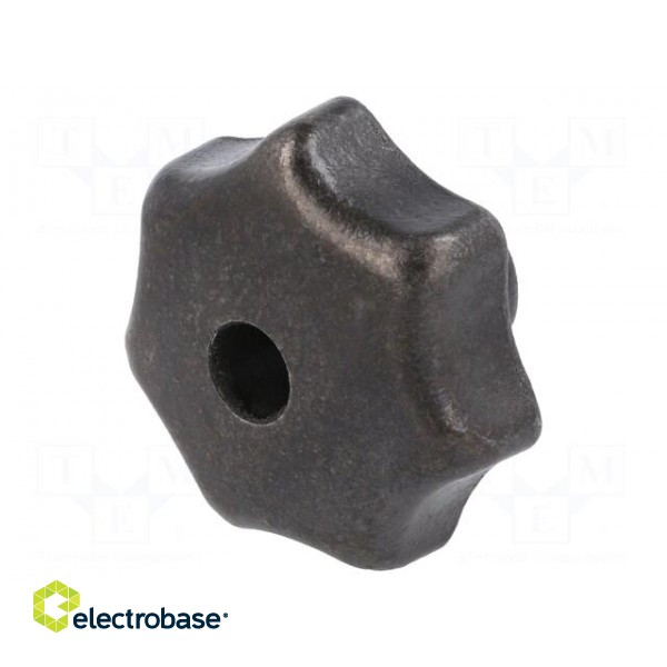 Knob | Ø: 50mm | Int.thread: M10 | cast iron | DIN 6336 image 1