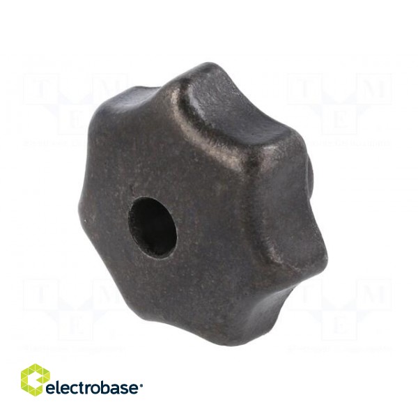 Knob | Ø: 50mm | Int.thread: M10 | cast iron | DIN 6336 image 2