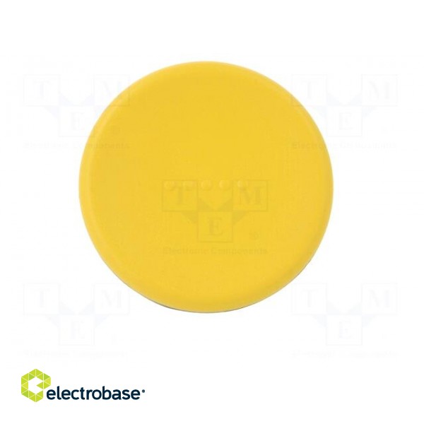 Knob | Ø: 56mm | Ext.thread: M8 | 20mm | technopolymer (PA) | Cap: yellow image 9