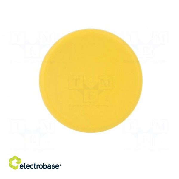 Knob | Ø: 56mm | Ext.thread: M8 | 30mm | technopolymer (PA) | Cap: yellow image 9