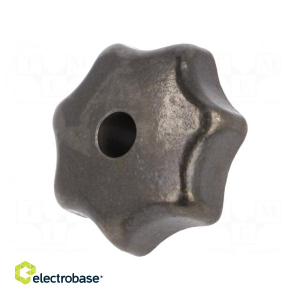 Knob | Ø: 63mm | Int.thread: M12 | cast iron | DIN 6336 image 1