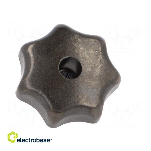 Knob | Ø: 63mm | Int.thread: M12 | cast iron | DIN 6336 image 9