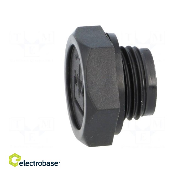 Fill plug | without side hole | Thread: M16 | Overall len: 16mm paveikslėlis 3