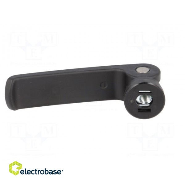 Lever | clamping | Thread len: 10mm | Lever length: 63mm | Body: black фото 5