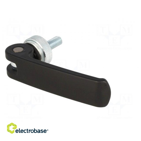 Lever | clamping | Thread len: 20mm | Lever length: 63mm | Body: black image 2