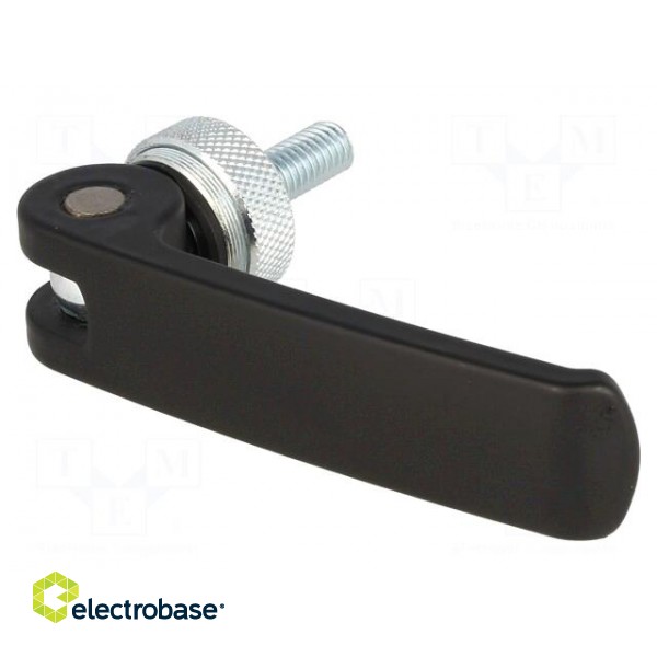 Lever | clamping | Thread len: 20mm | Lever length: 63mm | Body: black image 1