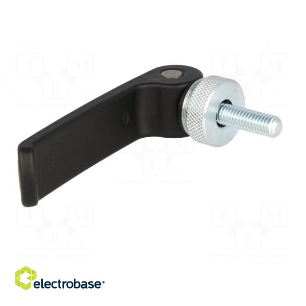 Lever | clamping | Thread len: 20mm | Lever length: 63mm | Body: black image 4