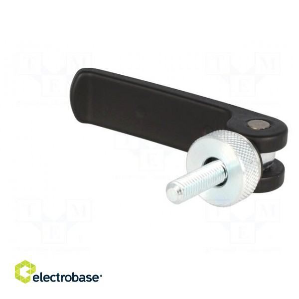 Lever | clamping | Thread len: 20mm | Lever length: 63mm | Body: black image 6