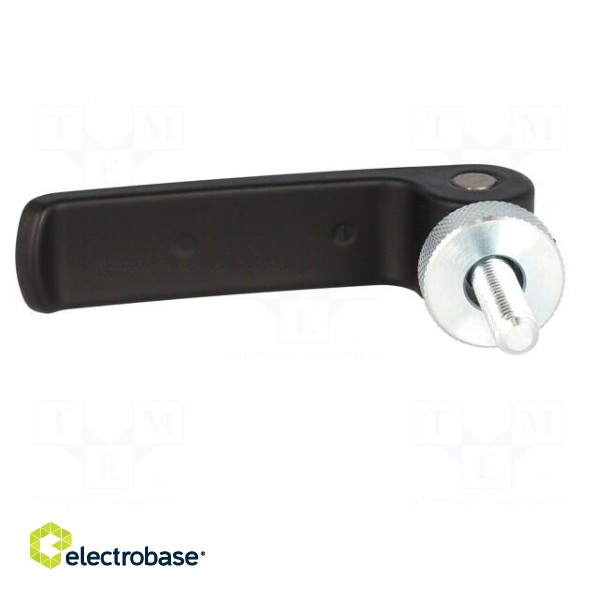 Lever | clamping | Thread len: 20mm | Lever length: 63mm | Body: black image 5