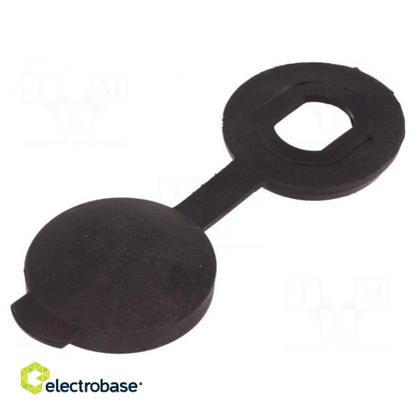 Dust cover | elastomer thermoplastic TPE | black | M16 image 1