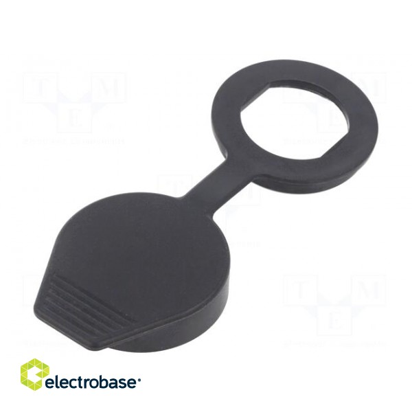 Dust cover | elastomer thermoplastic TPE | black | M24 фото 1