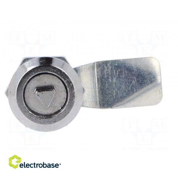 Lock | cast zinc | 20mm | Kind of insert bolt: T7 | Body: black paveikslėlis 9