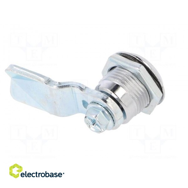 Lock | cast zinc | 24mm | Kind of insert bolt: double-bit insert image 6