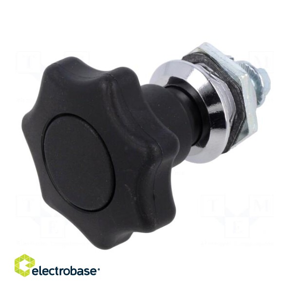 Lock | cast zinc | 24mm | Kind of insert bolt: with thumbwheel