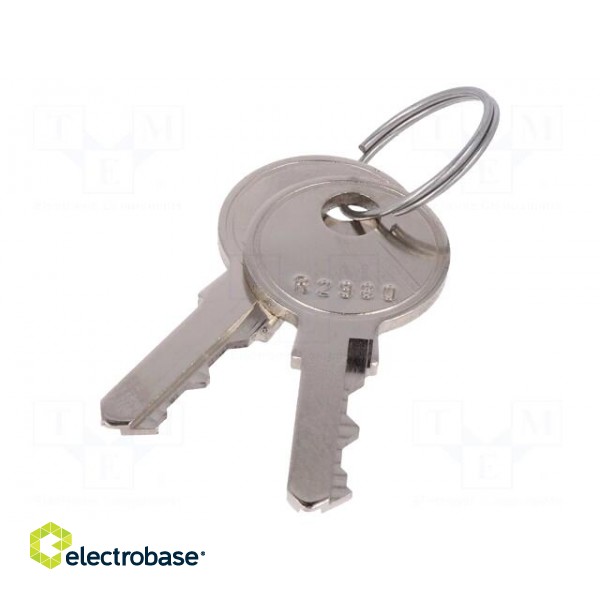 Lock | different cylinder | zinc and aluminium alloy | 21mm image 2