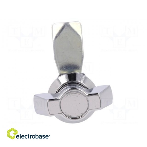 Lock | without cylinder | zinc and aluminium alloy | 18mm | chromium фото 9