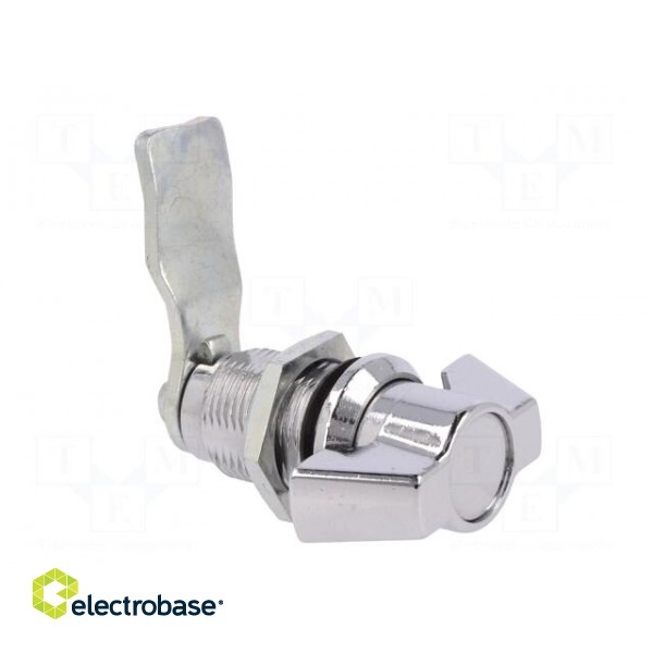 Lock | without cylinder | zinc and aluminium alloy | 33mm | chromium фото 8