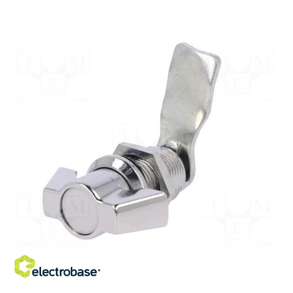 Lock | without cylinder | zinc and aluminium alloy | 33mm | chromium image 2