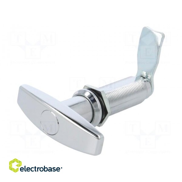 Lock | without cylinder | zinc and aluminium alloy | 60mm | chromium paveikslėlis 1
