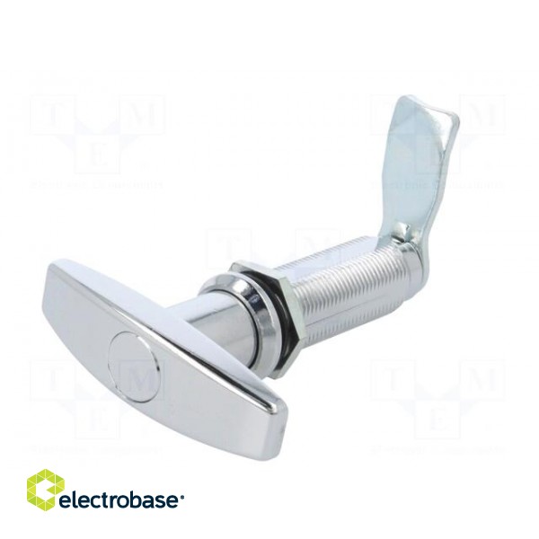 Lock | without cylinder | zinc and aluminium alloy | 60mm | chromium paveikslėlis 2