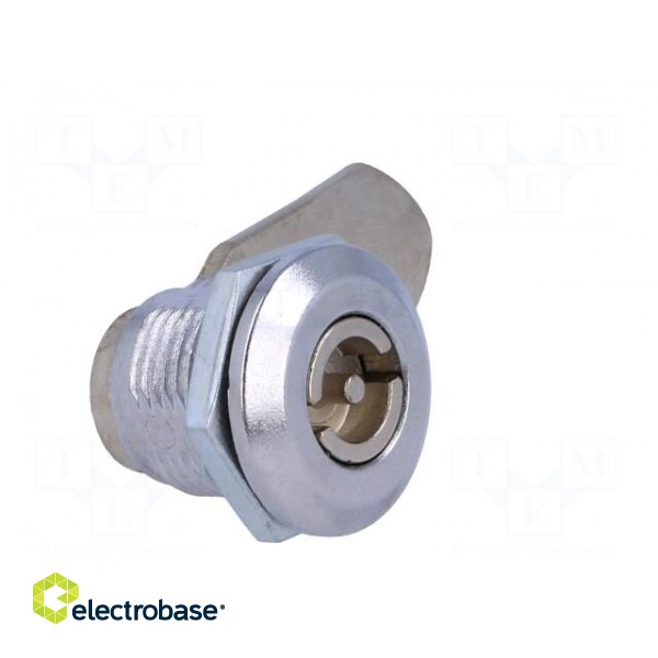 Lock | zinc alloy | 20mm | nickel | Actuator material: steel image 8