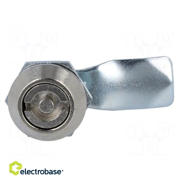 Lock | zinc and aluminium alloy | 21mm | nickel paveikslėlis 9