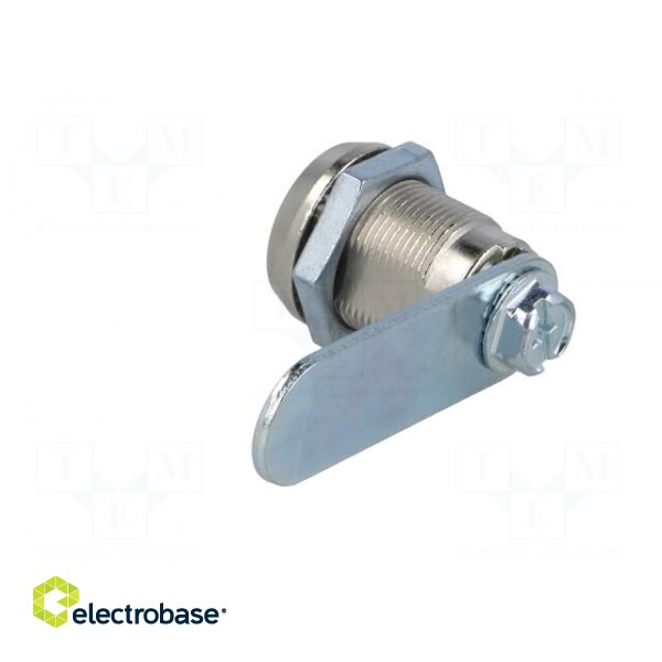 Lock | zinc and aluminium alloy | 22mm | Key code: 1333 | 180° фото 5