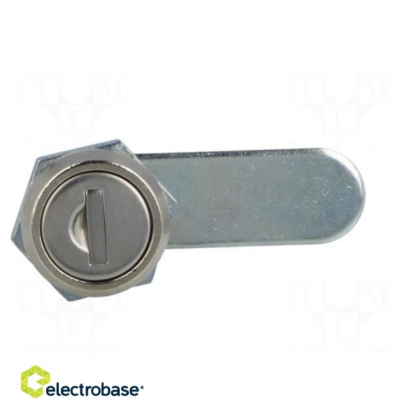 Lock | zinc and aluminium alloy | 22mm | Key code: 1333 | 90° фото 10